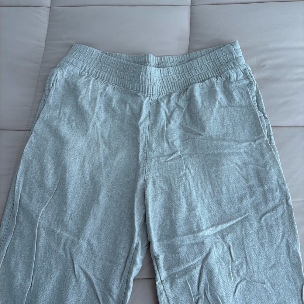 Beige Linen Pants - Picture 2 of 4